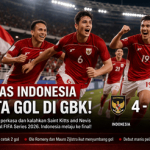 Garuda Mengamuk! Timnas Indonesia Libas Saint Kitts 4-0, Melaju ke Final FIFA Series 2026